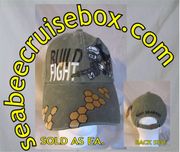 CAP NAVY SEABEES WE BUILD/FIGHT OD GREEN EE-6039