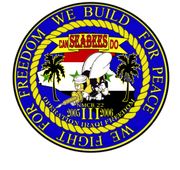 CBCB STICKER, Naval Mobile Construction Battalion 22 IRAQ deployment sticker