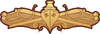 CBCB STICKER, Officer Surface Warfare Specialist Gold