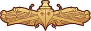 CBCB STICKER, Officer Surface Warfare Specialist Gold