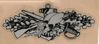 CBCB STICKER, Seabee Combat warfare sticker Enlisted silver