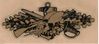 CBCB STICKER, Seabee Combat warfare sticker Officer Gold