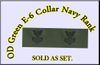Collar Device E-6 1st class Embroidered  (right/left), OD Green 