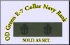 Collar Device E-7 CPO Embroidered  (right/left), OD Green 
