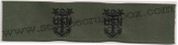 Collar Device E-9 MCPO Embroidered (right/left), OD Green 