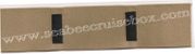 Collar Device O-2 LTJG Embroidered Desert Tan (right/left)