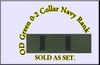 Collar Device O-2 LTJG Embroidered  (right/left), OD Green 