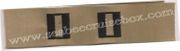 Collar Device O-3 LT Embroidered Desert Tan (right/left)