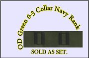Collar Device O-3 LT Embroidered  (right/left, OD Green )