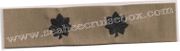 Collar Device O-5 CDR Embroidered Desert Tan (right/left)
