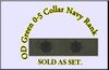 Collar Device O-5 CDR Embroidered  (right/left, OD Green )