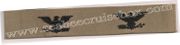 Collar Device O-6 Captain Embroidered Desert Tan (right/left)