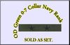 Collar Device O-7 Rear Admiral Lower Embroidered  (right/left), OD Green 