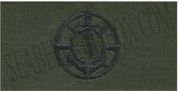 Collar Device RELIGIOUS PROGRAM SPECIALIST, on OD Green