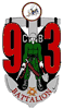 COMING SOON COMMAND HARDHAT STICKERS, Naval Mobile Construction Battalion 93