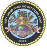 COMING SOON NAVY CARGO HANDLING BATTALION EIGHT COMMAND HARDHAT STICKER 