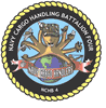 COMING SOON NAVY CARGO HANDLING BATTALION FOUR COMMAND HARDHAT STICKER 