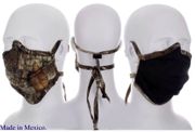 just in Outfitter Antimicrobial Face Mask - Adjustable & Reusable (Reversible Camo/Black