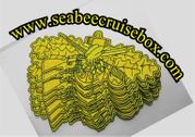 Seabee Combat warfare patch in GOLD for officer