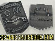 just in  Seabee construction mechanic shield pin