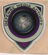 COMMAND HARDHAT STICKERS,  DEFENSE MEDIA ACTIVITY COMMAND HARDHAT STICKER