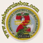 COMMAND HARDHAT STICKERS,  NAVAL AMPHIBIOUS CONSTRUCTION BATTALIONS TWO 