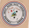 COMMAND HARDHAT STICKERS, Naval Construction Regiment 22 