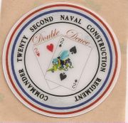 COMMAND HARDHAT STICKERS, Naval Construction Regiment 22 