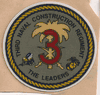 COMMAND HARDHAT STICKERS, Naval Construction Regiment 3 