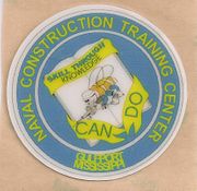 COMMAND HARDHAT STICKERS, Naval Construction Training center  GULF PORT