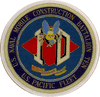COMMAND HARDHAT STICKERS, Naval Mobile Construction Battalion 10