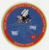 COMMAND HARDHAT STICKERS, Naval Mobile Construction Battalion 14 new