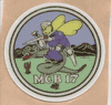 COMMAND HARDHAT STICKERS, Naval Mobile Construction Battalion 17