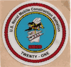 COMMAND HARDHAT STICKERS, Naval Mobile Construction Battalion 21