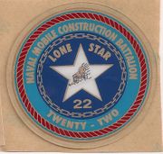 COMMAND HARDHAT STICKERS, Naval Mobile Construction Battalion 22