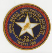 COMMAND HARDHAT STICKERS, Naval Mobile Construction Battalion 22