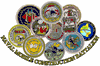 COMMAND HARDHAT STICKERS, Naval Mobile Construction Battalion 