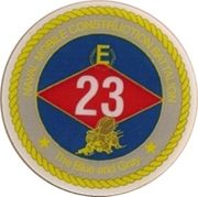 COMMAND HARDHAT STICKERS, Naval Mobile Construction Battalion 23