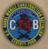 COMMAND HARDHAT STICKERS, Naval Mobile Construction Battalion 74