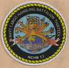 COMMAND HARDHAT STICKERS, NAVY CARGO HANDLING BATTION 13 