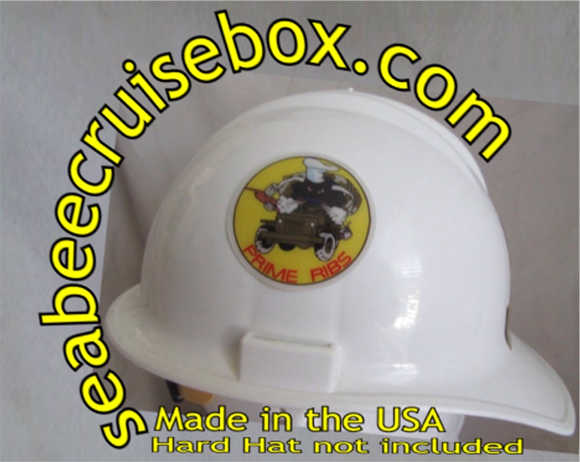 COMMAND HARDHAT STICKERS, U.S. AIRFORCE PRIME RIB