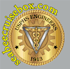 COMMAND HARDHAT STICKERS, US PUBLIC HELATH SERVICE ENGINEERS 1913 in Gold