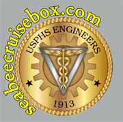 COMMAND HARDHAT STICKERS, US PUBLIC HELATH SERVICE ENGINEERS 1913 in Gold