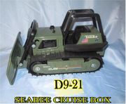 D9-021 GI Joe Steel brigade, SEABEE bulldozer by Tonka