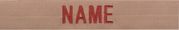 DDU NAME TAPES cotton 3 TAPE MINIMUM ORDER 