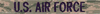 DIGITAL TIGER STRIPE U.S. AIR FORCE ABU TAPES with blue letters,  twill winter weight material.