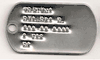 DOG TAG FOR AIRFORCE TROOPS WITH CHAIN