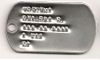 DOG TAG SET FOR U.S.ARMY TROOPS WITH CHAIN