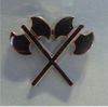 Double crossed double ax head pin