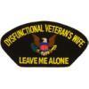 DYSFUNCTIONAL VET WIFE patch in black